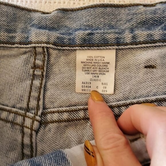 Harley-Davidson Vintage Pocketed Classic Sz. 14 x 28 Blue Jeans - Picture 3 of 10